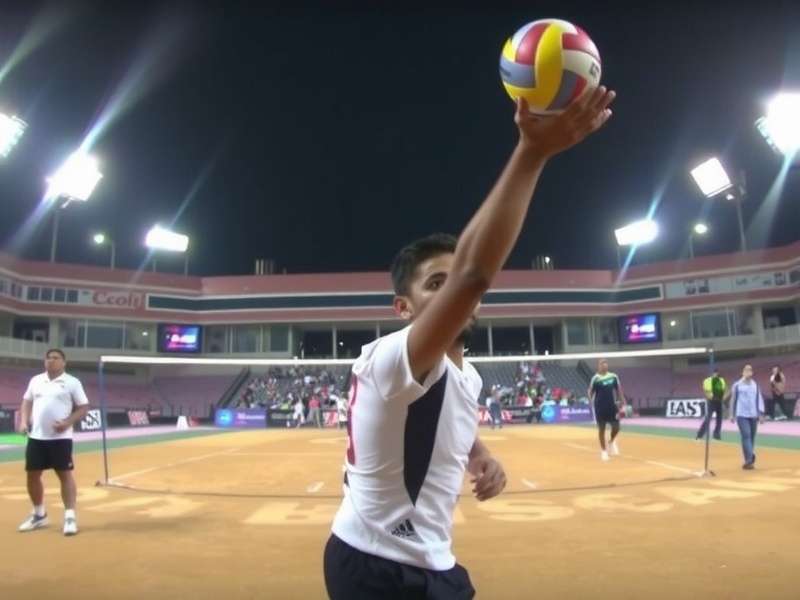 Volleyball Match at Taj Mahal Stadium in Mahal Volley Ace Mahal Volley Ace Indian Stadium